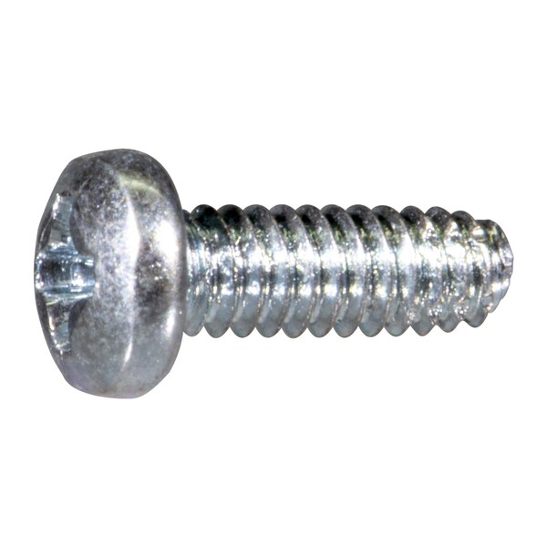 Midwest Fastener Sheet Metal Screw, #2 x 1/4 in, Zinc Plated Steel Pan Head Phillips Drive, 30 PK 931563 - main